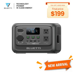 BLUETTI Elite 30 V2 288Wh 600W Portable Power Station Generator for Trip Backuo