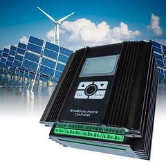 2000w Wind Solar Hybrid MPPT Charge Controller Auto Regulator 12- 48V