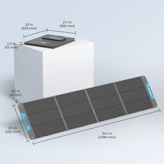 Renogy 200W Waterproof Foldable Portable Solar Panel Power Backup for RV Camping