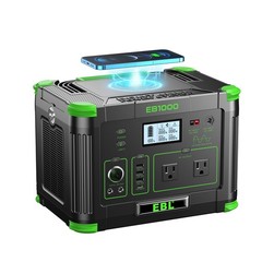 1000W 999Wh Power Station Portable Charger Generator RV LiFePO4 Backup Battery