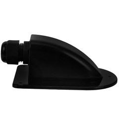 Uv Resistant Solar Cable Entry Box for Rv Solar Panel Wiring Black Plastic Case