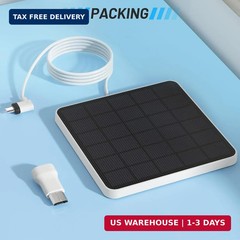 4W Solar Panel Compatible with eufy Security SoloCam S340,Replace The Original 2