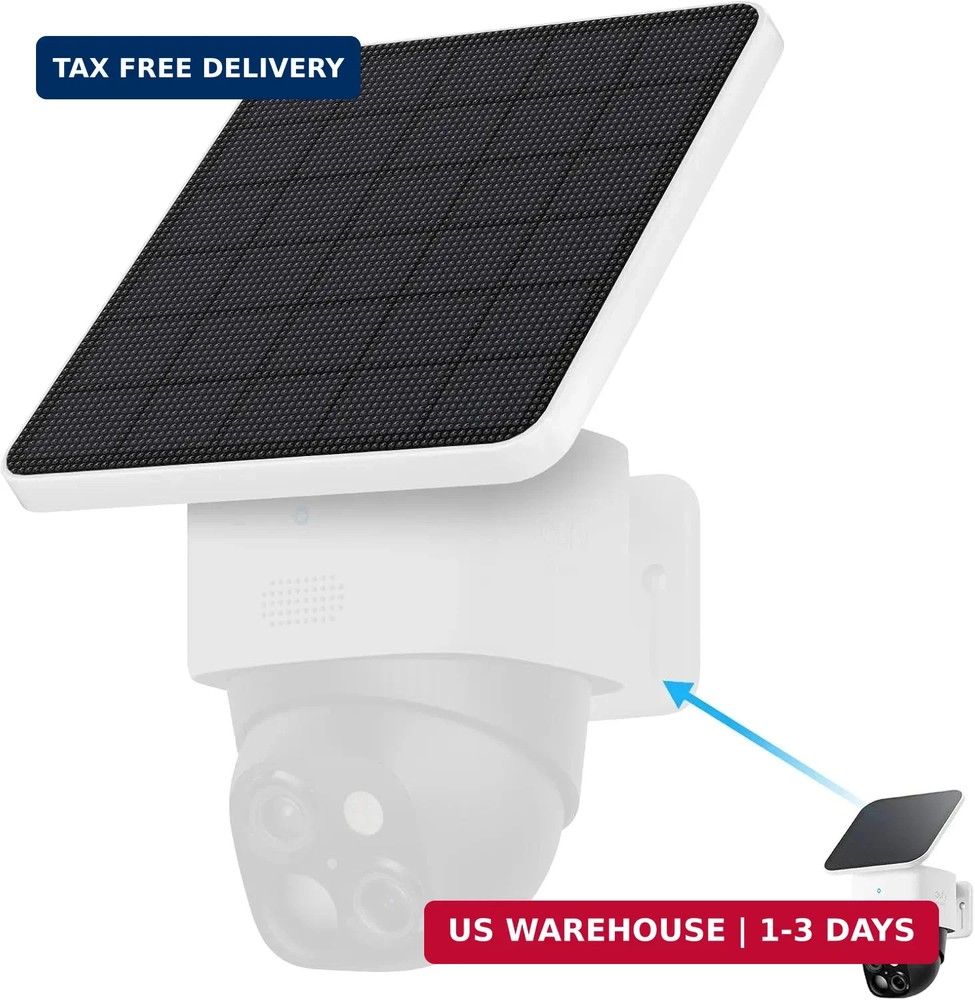 4W Solar Panel Compatible with eufy Security SoloCam S340,Replace The Original 2