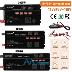 6000W Complete Solar Panel Kit with Controller & Inverter 110V Home Grid System