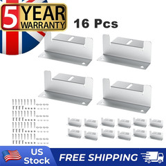16 Solar Panel Z Mounting Brackets With Stainless Steel Fixings For RV Camp Roof