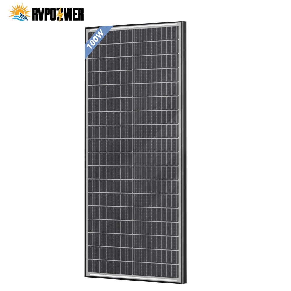 RVPOZWER 100W 200W 300W 400W 500W 1000W N-Type Bifacial Solar Panel Mono Power