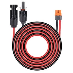 6ft XT60i Female to Solar Connector Solar Panel Extension Charging Cable 12 AWG