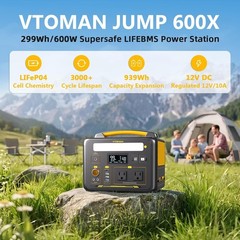 Jump 600X Portable Power Station 600W, 299Wh Battery