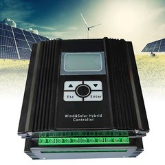 US 2000w Wind Solar Hybrid MPPT Charge Controller Auto Regulator 12v 24v 48v