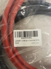 Pair 10 AWG Solar Panel Extension Cable Wire Connector + 2 Pairs Connectors
