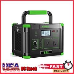 Portable Power Station 500W/519Wh Solar Generator Outdoor Camping Power Sup⁣ply