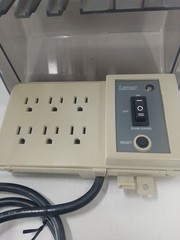 Lamar Outdoor Weatherproof Lockable 6-outlet Dusk-Dawn Power Strip