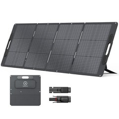 Dabbsson 2200W 2048Wh Portable Power Station with Foldable Solar Panel 210W US