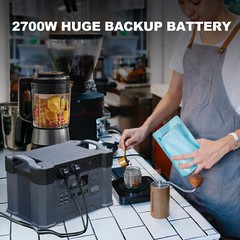 ALLPOWERS 2400W Portable Power Station Generator With Foldable Solar Panel Kits