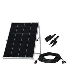 Nature’s Generator 100W Rigid Monocrystalline Solar Panel, Off-Grid and RV Ready