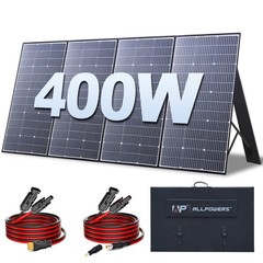 ALLPOWERS 4000W Portable Power Generator Station With 2x Foldable Solar Panels