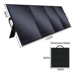 SolarPlay Portable Power Station 2400W/2160Wh Generator with 2*200W Solar Panel