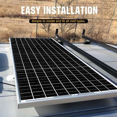 300W Mocrystalline Solar Panel PV Module for Marine RV Marine Home Cabin Roof