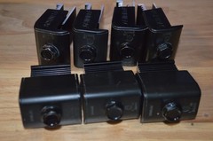 Lot of 7 UniRac Solar Mount End Clamps AF 30-46mm Dark Finish 302050D
