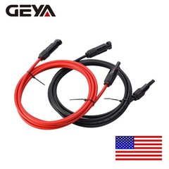 GEYA PV Wire Solar Panel Y Branch Solar Panel Extension Cable Connectors 10AWG