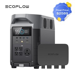 EcoFlow 800W Alternator Charger 3-in-1 Fast DC-DC Charger with Power Station