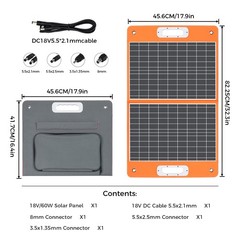 Flashfish T300PRO Portable Power Station 300W 230Wh LiFePO4 With Solar Panel 60W