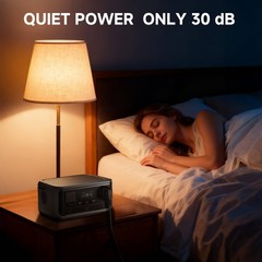 ALLPOWERS 600W Portable Power LiFePO4 Battery Backup Solar Panel 100W Included
