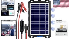Upgrade Your Battery Life: 7.5W Waterproof Solar Charger with Smart Controller