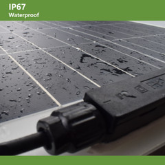Semi-Flexible Mono Solar Panel 1500W for RV Roof Boat Cabin Van Uneven Surfaces