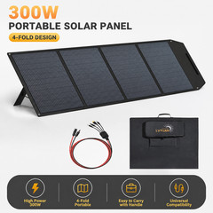 300W Portable Solar Panel Foldable Solar Panel for Outdoor Power Station Camping