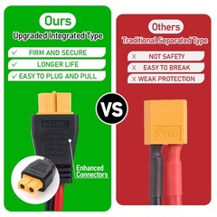 3M XT60 Female to Solar Connector Solar Panel Extension Charging Cable 12 AWG
