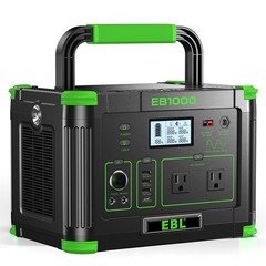 EBL 1000W 999Wh Power Station Portable for Solar Generator RV Travel