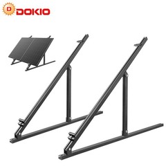 DOKIO Heavy Duty Steel Solar Panel Brackets,Adjustable angle 30-60° for Outdoor