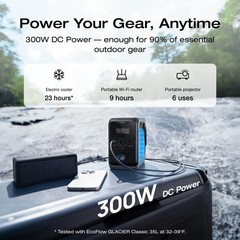 EcoFlow TRAIL 300 DC Portable Power Station 288Wh Battery 300W Solar Generator