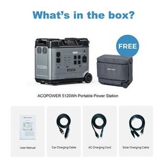 ⭐️AP P5000 Portable Power Station Massive 5120Wh Capacity/Powerful 2200W⭐️