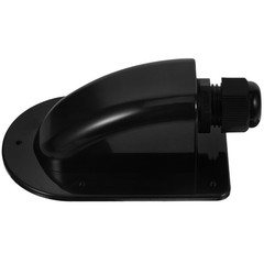 Uv Resistant Solar Cable Entry Box for Rv Solar Panel Wiring Black Plastic Case