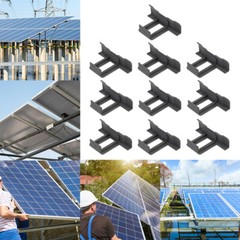 1-60pcs Solar Panel Water Drainage Mud Clip Photovoltaic Cleaning Module Kit