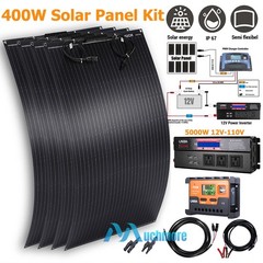 5000W Solar Panel Kit Solar Power Generator with Inverter Home 110V Grid System