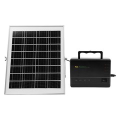 12W Power Station Solar Generator Lighting Kit Solar Light For Home Camping