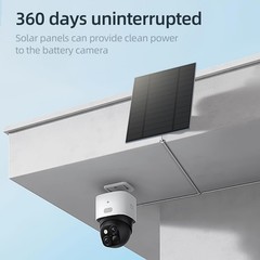 5W Solar Panel, Solar Panel with Micro USB & USB-C Port for DC 5V Outdoor
