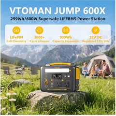 Jump 600X Portable Power Station 600W, 299Wh Battery
