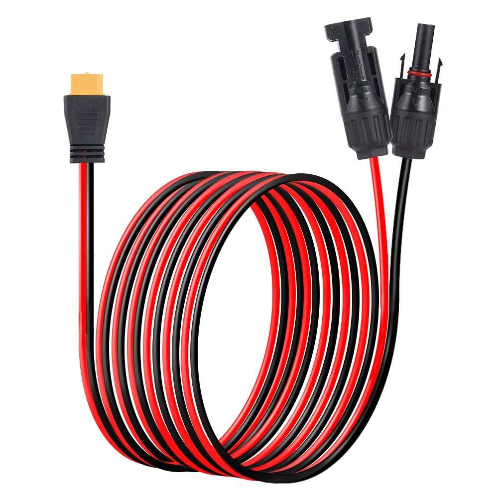20ft Solar Panel Extension Cable Wire XT60 Female to Solar Connectors