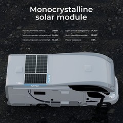 300W Solar Panel Mono 18BB N-Type Cell Power Charger Home Boat Off-Grid Battery