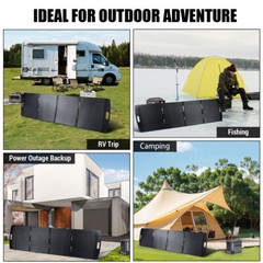 200W 100W Foldable Portable Solar Panel 23% Conversion Efficiency For RV Camping