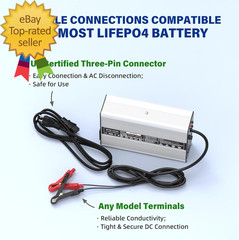 58.4V 5A AC-DC Battery Charger Dedicated Best Solution forLithium Iron Phosphate