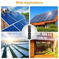 10 Pairs Solar Panel Cable Connectors Male/Female Compatible with MC4 Connector