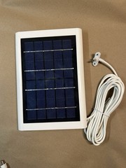 3X Ring Solar Panel for Ring Spotlight Cam Battery/Stick Up Cam Battery – White