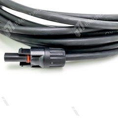 10AWG Solar Panel Extension Cable 30FT/50 FT PV Cable w/ Flexible Wire Connector