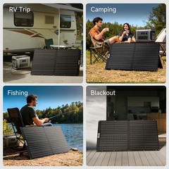 ALLPOWERS Foldable Solar Panel 100W High Efficiency IP67 Waterproof for Camping