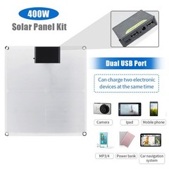 Solar Panel Kit 400 Watt 12V with 100A Battery Charger Controller Caravan Boat